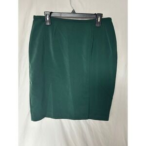 Amanda Smith Green Pencil Skirt NWT Size 14 Career Professional Knee Length